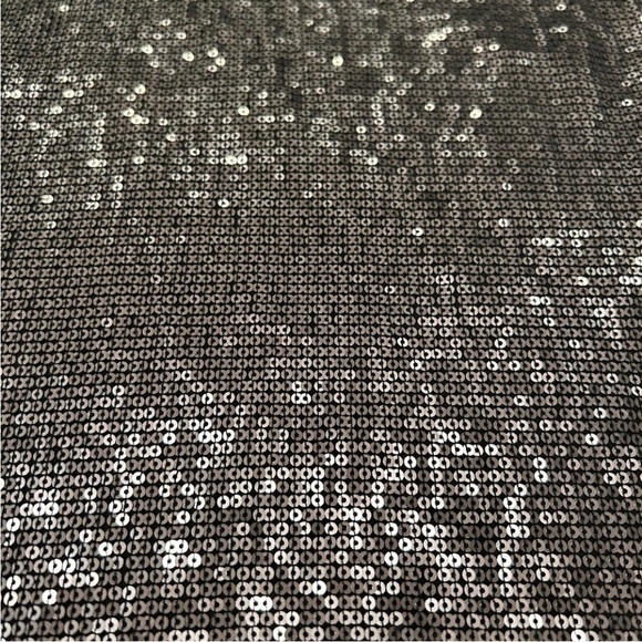 White House Black Market WHBM Elegant Black Sequin Skirt Size 6 - Picture 8 of 10